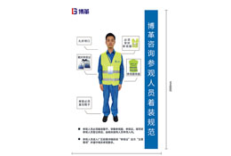 承包商、訪客著裝規(guī)范標識牌