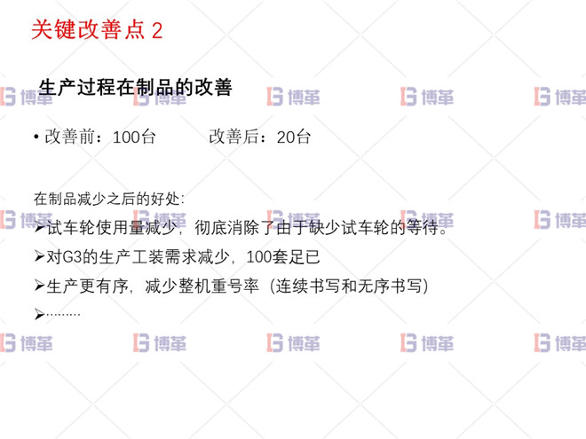 小型農(nóng)業(yè)機械精益生產(chǎn)改善案例 關鍵改善點2